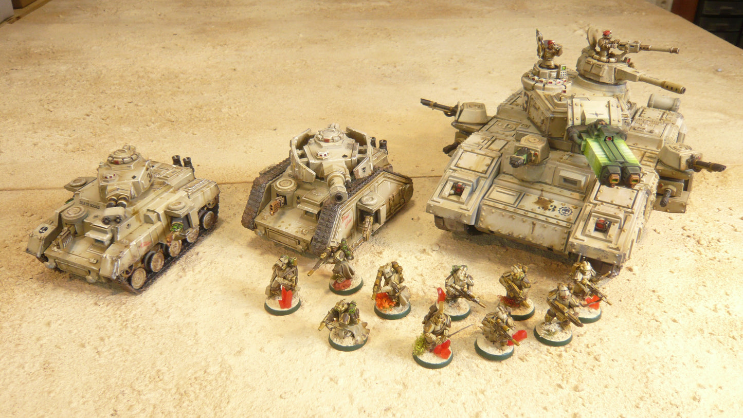 Imperial Armies of Humanity, a huge compilation of futuristic 3d print files for wargaming and Tabletop Games